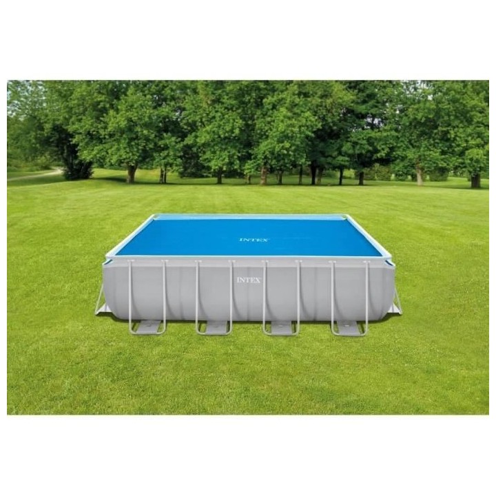 Intex - UTF00168 - Bâche a bulles rectangulaire 3m78 x 1m86 pour pisc