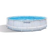 Intex - 26746NP - Kit piscine chevron ronde ø 4,88x 1,22m