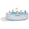 Intex - 26746NP - Kit piscine chevron ronde ø 4,88x 1,22m