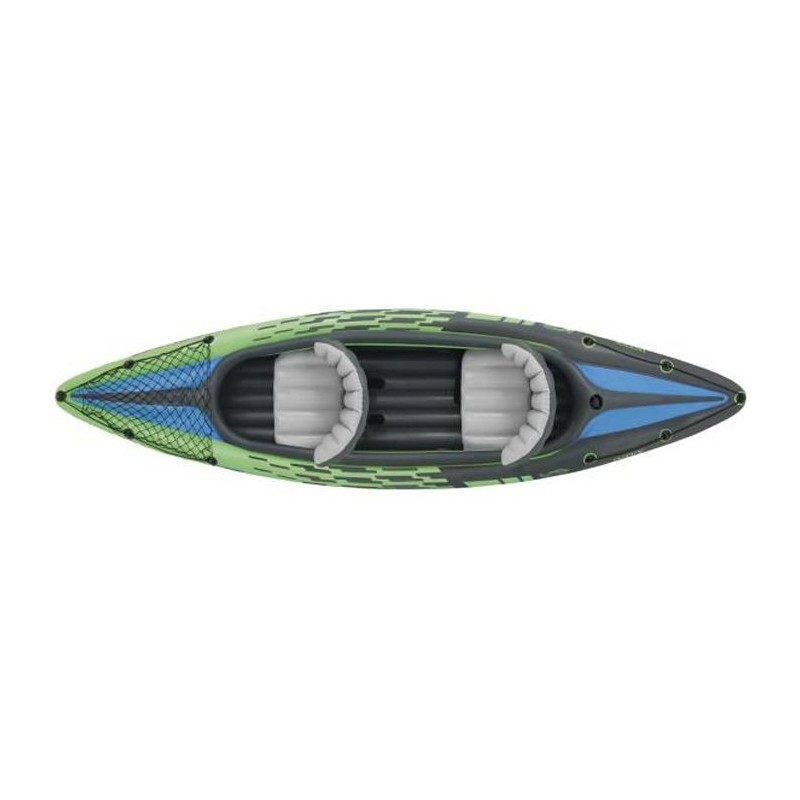 INTEX Set Kayak Challenger K2 - 2 personnes - Vert