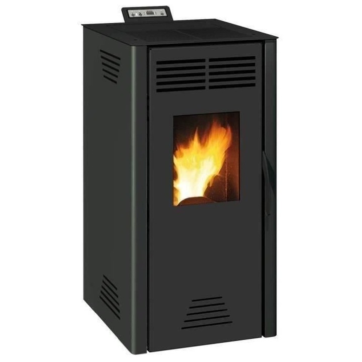 Poele a granulés modulable INVICTA Adrano - 7,3 kW - Rendement 88,7%