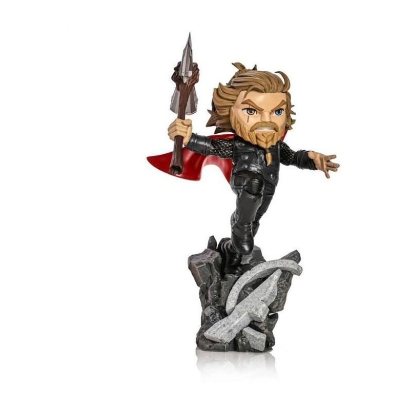 Figurine - IRON STUDIOS - Mini Co. Deluxe - Marvel's Avengers : Thor - PVC - 21 cm