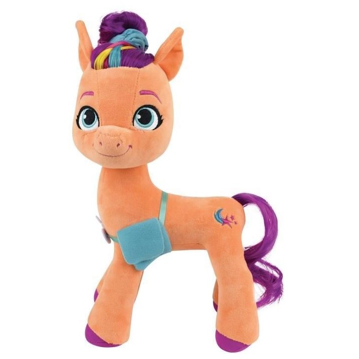 Jemini my little pony peluche sunny articulee +/- 30 cm avec 3 accesso
