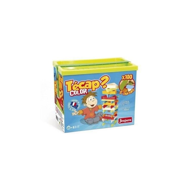 JEUJURA - TECAP ? COLOR - 100 planchettes en bois de couleur