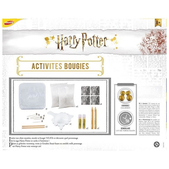JOUSTRA - Coffret de moulage Bougies Harry Potter