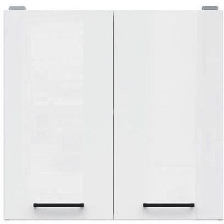 JUNONA Meuble haut 60 cm - 2 Portes - Blanc brillant