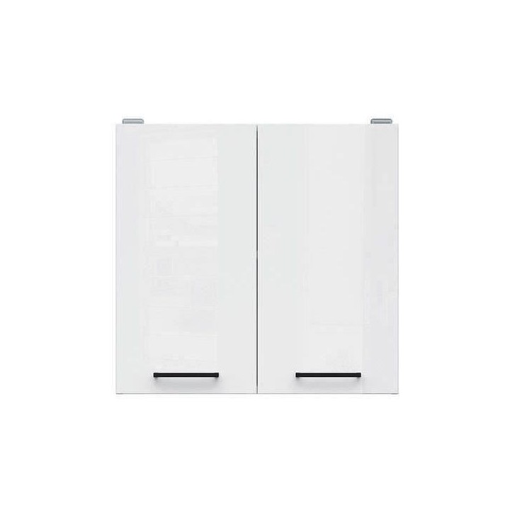 JUNONA Meuble haut 60 cm - 2 Portes - Blanc brillant