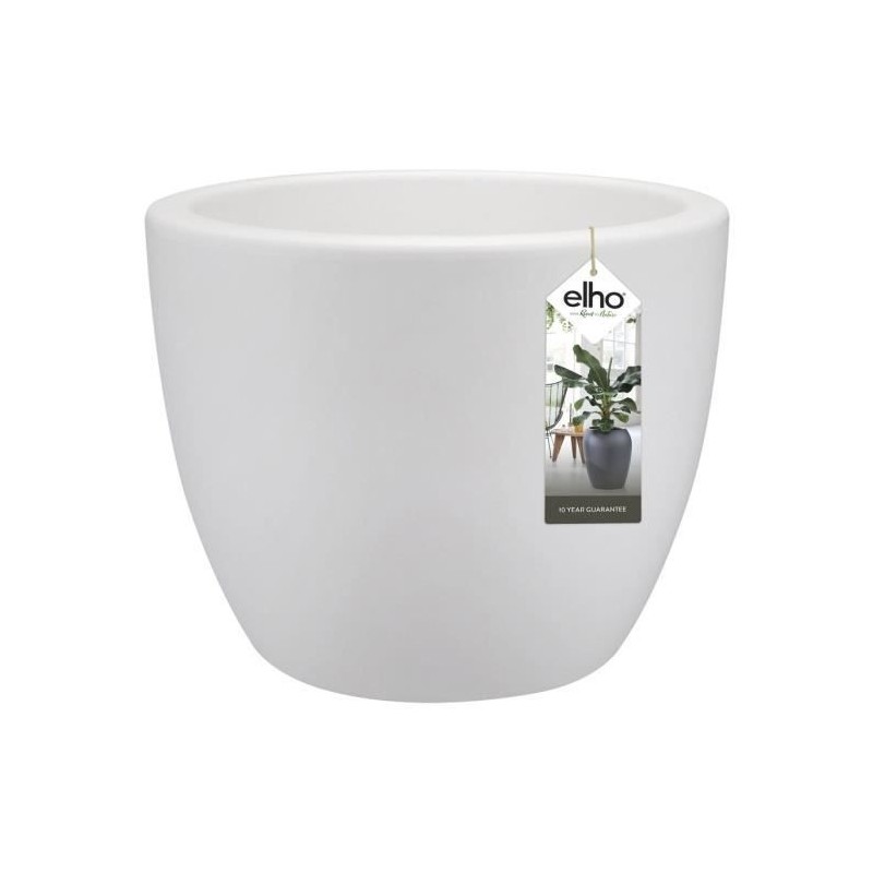 Pot de fleur Pure Soft Round 30 blanc