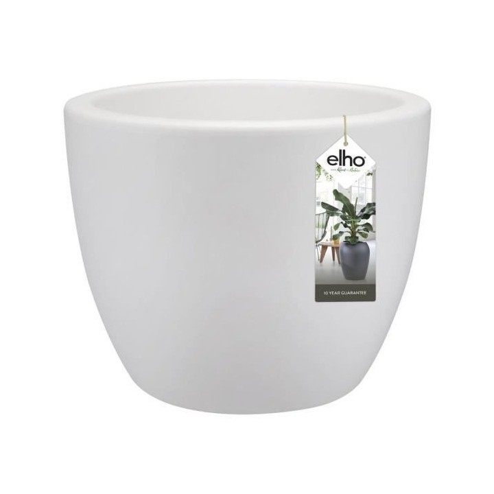 Pot de fleur Pure Soft Round 30 blanc