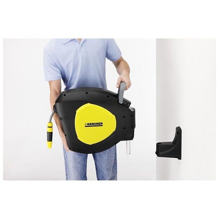 Dévidoir mural automatique KARCHER Ø13 mm - Tuyau 30M - CR 5330