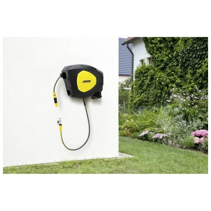 Dévidoir mural automatique KARCHER Ø13 mm - Tuyau 30M - CR 5330