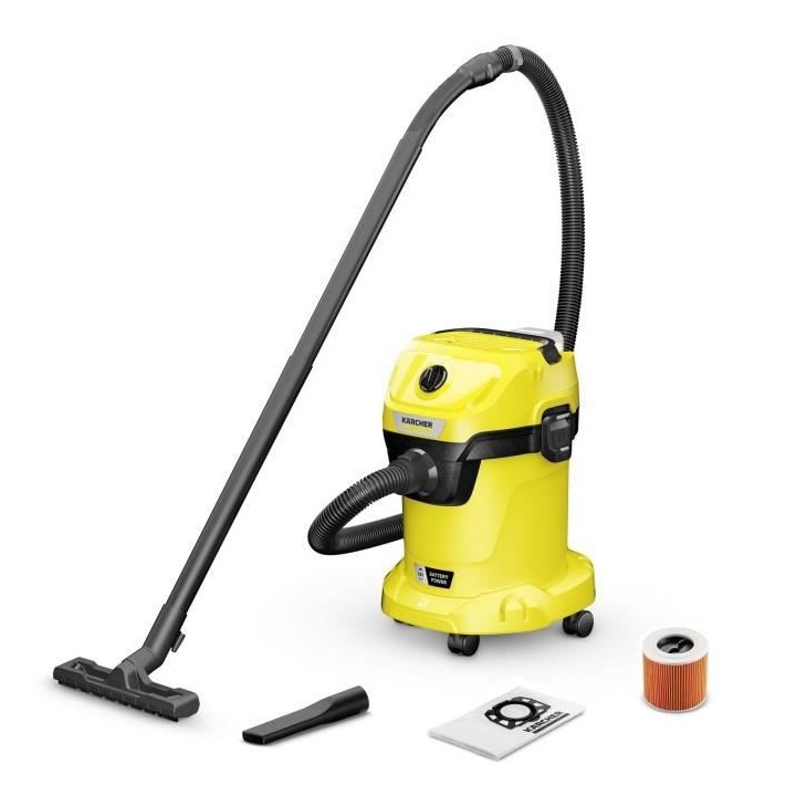 Aspirateur eau et poussieres sans fil WD 3-18 V-17/20 (sans batterie)