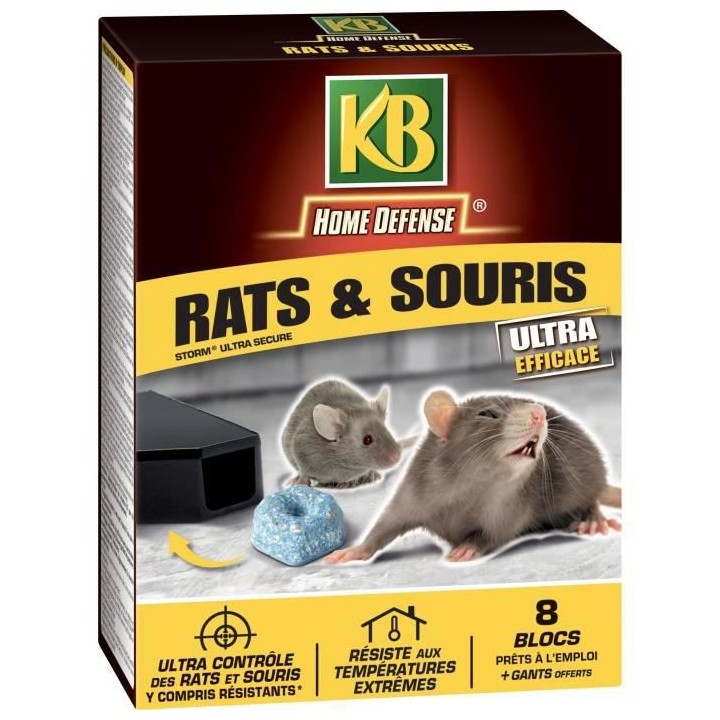 KB Piege Rats et souris - 200 Gr