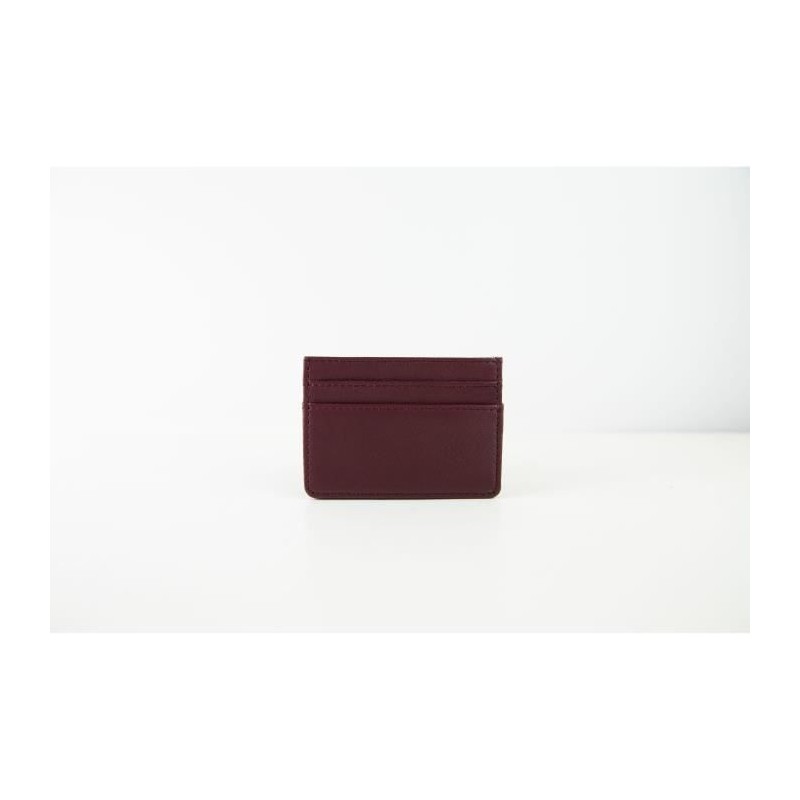 KHLONE Porte-Cartes en Cuir - Le Saturday Night Fever Burgundy