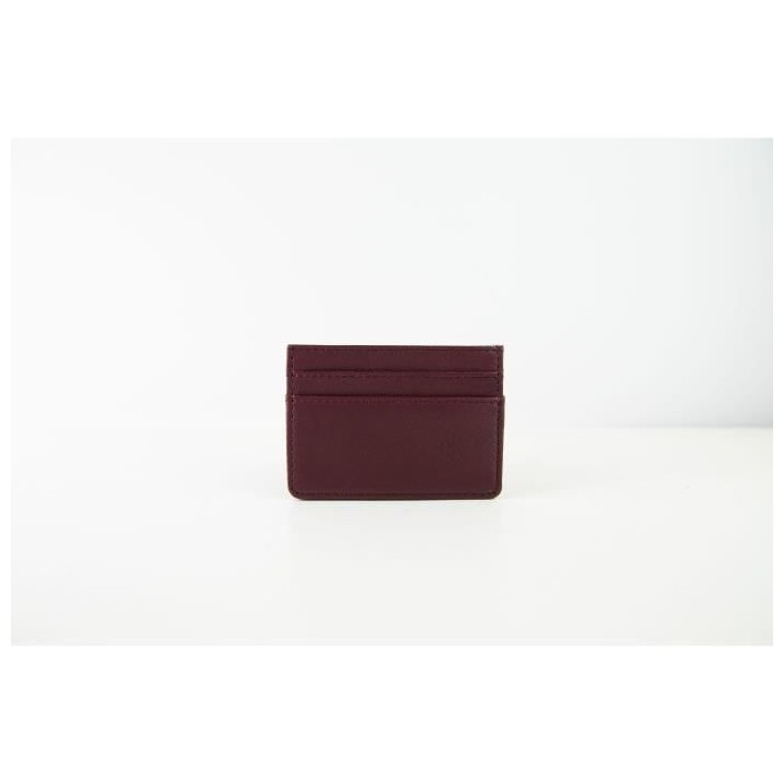 KHLONE Porte-Cartes en Cuir - Le Saturday Night Fever Burgundy