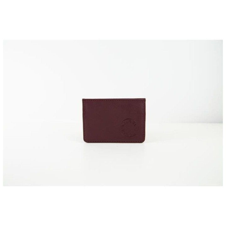 KHLONE Porte-Cartes en Cuir - Le Saturday Night Fever Burgundy
