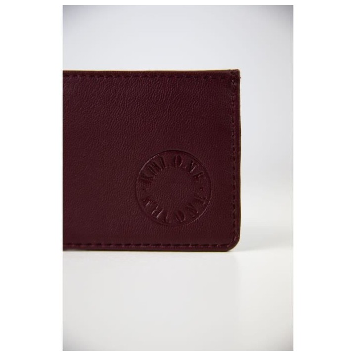 KHLONE Porte-Cartes en Cuir - Le Saturday Night Fever Burgundy