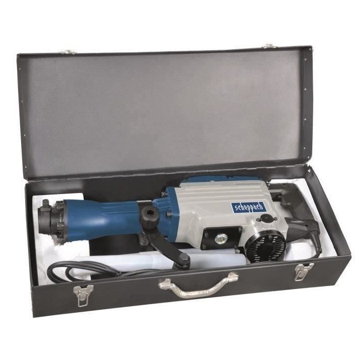 SCHEPPACH Marteau piqueur 1600W 50 joules avec coffret métallique et