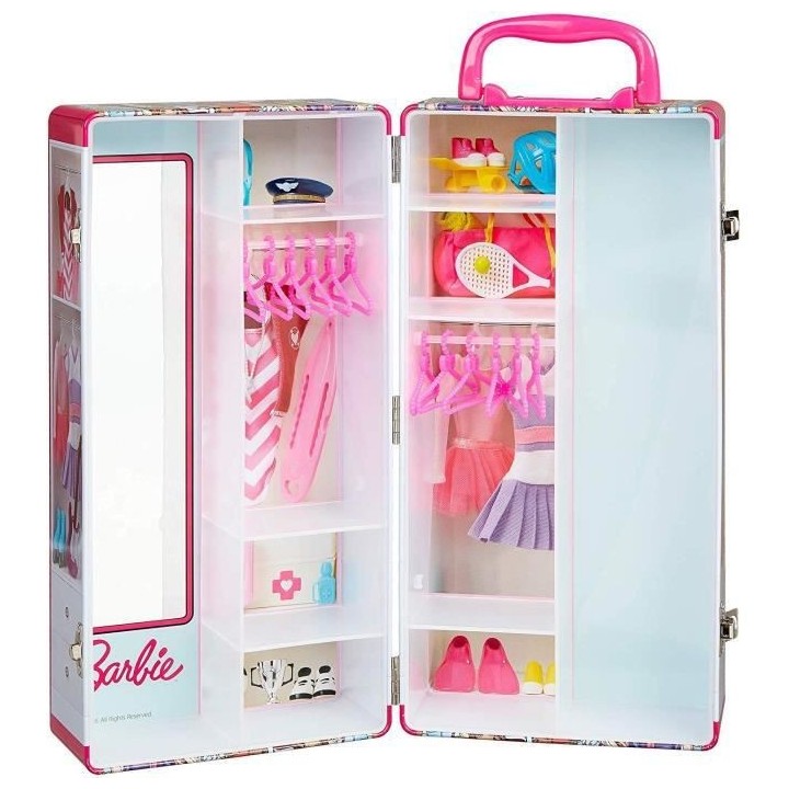 Jouet Poupee - Klein- Mallette Armoire 5801