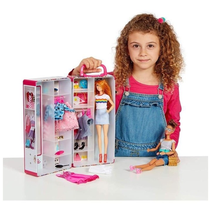 Jouet Poupee - Klein- Mallette Armoire 5801