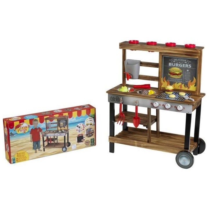 Cuisine d'été en bois Beach Picnic avec 23 accessoires - KLEIN - 236