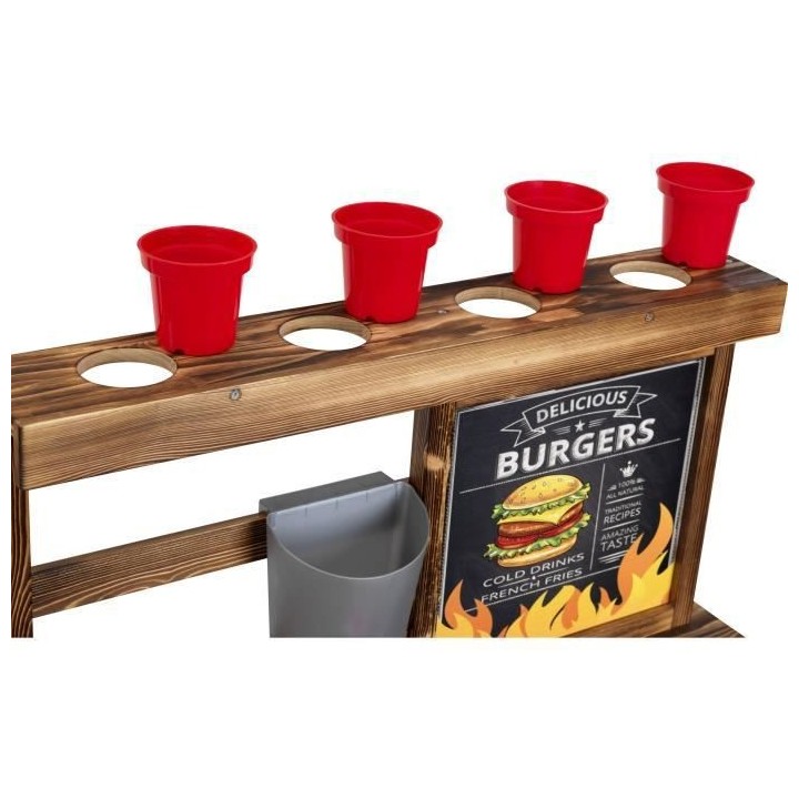 Cuisine d'été en bois Beach Picnic avec 23 accessoires - KLEIN - 236