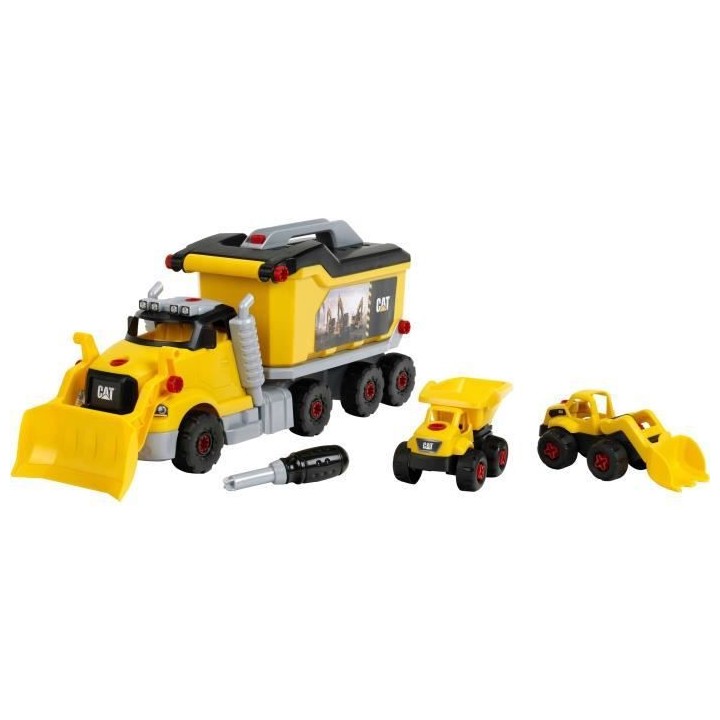 Camion a monter 4 en 1 Caterpillar - KLEIN - 3252