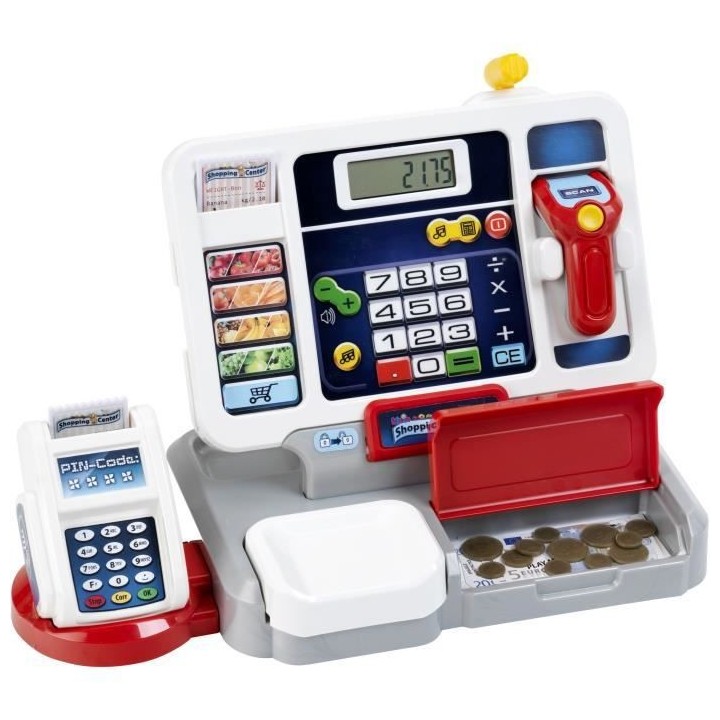 Caisse enregistreuse électronique Shopping Center avec écran détach