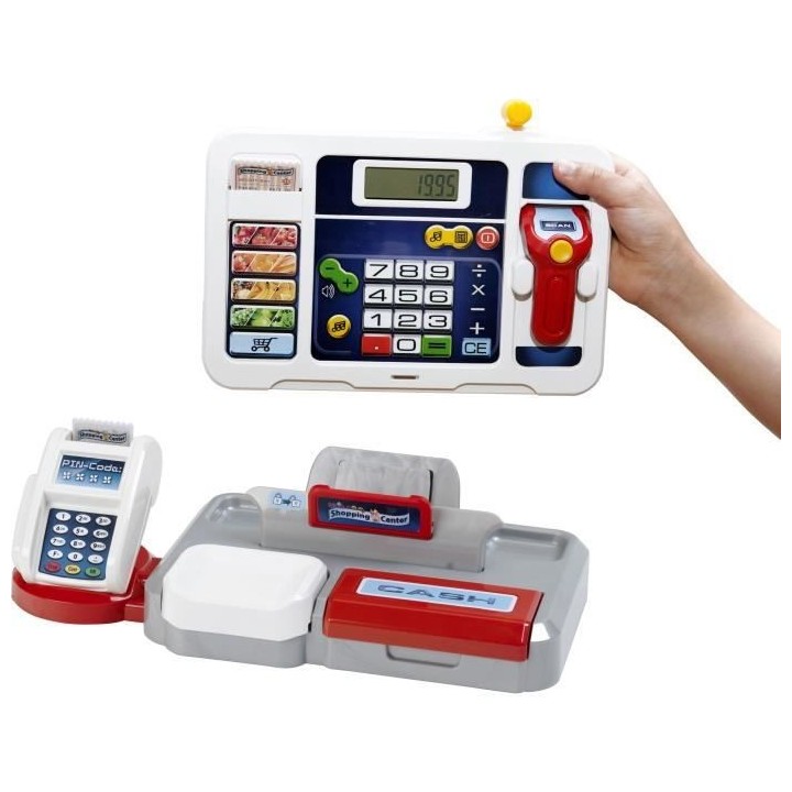Caisse enregistreuse électronique Shopping Center avec écran détach
