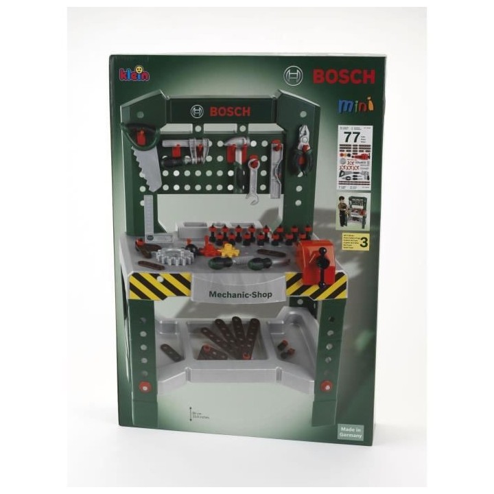 Etabli Bosch Mechanic Shop avec 77 accessoires - KLEIN - 8574