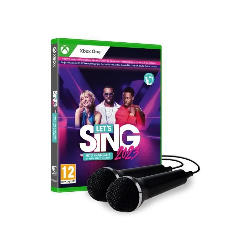 Let's Sing 2023 + 2 Micros Jeu Xbox One et Xbox Series