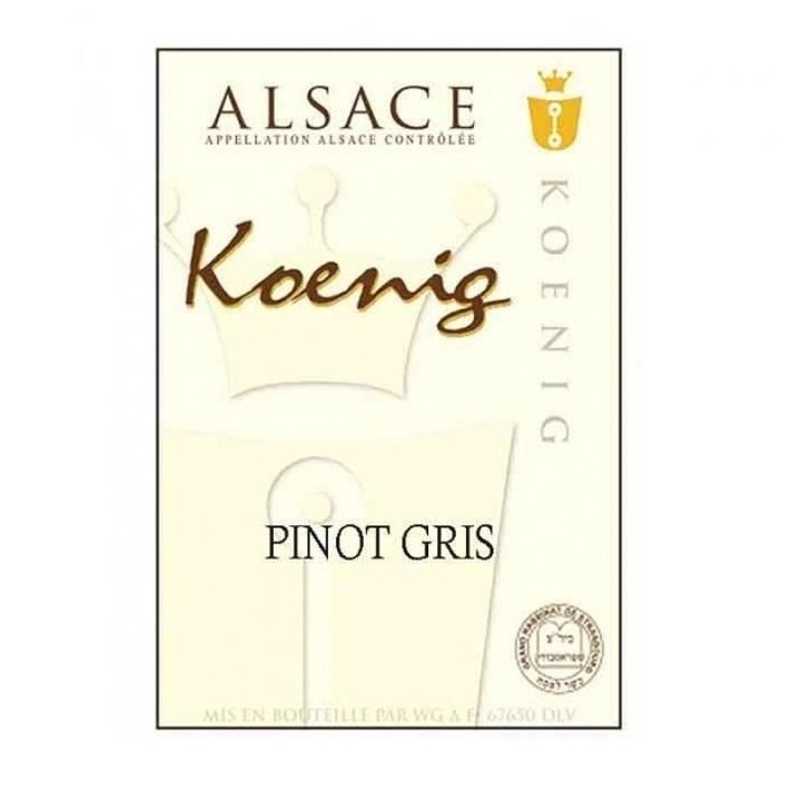 Koenig 2019 Alsace Pinot Gris - Vin blanc d'Alsace