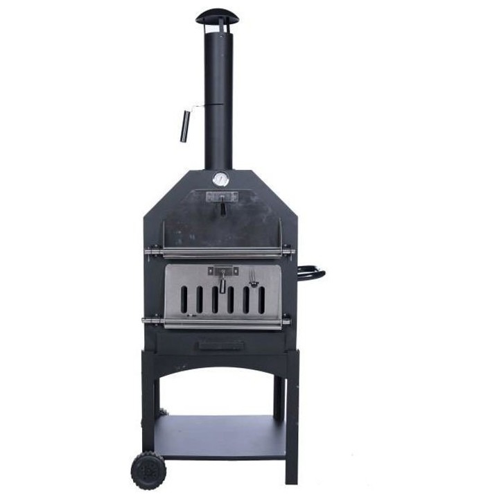 Four a pizza LORENZO - L.64,5 x P.47,5 x H.162 cm - Noir