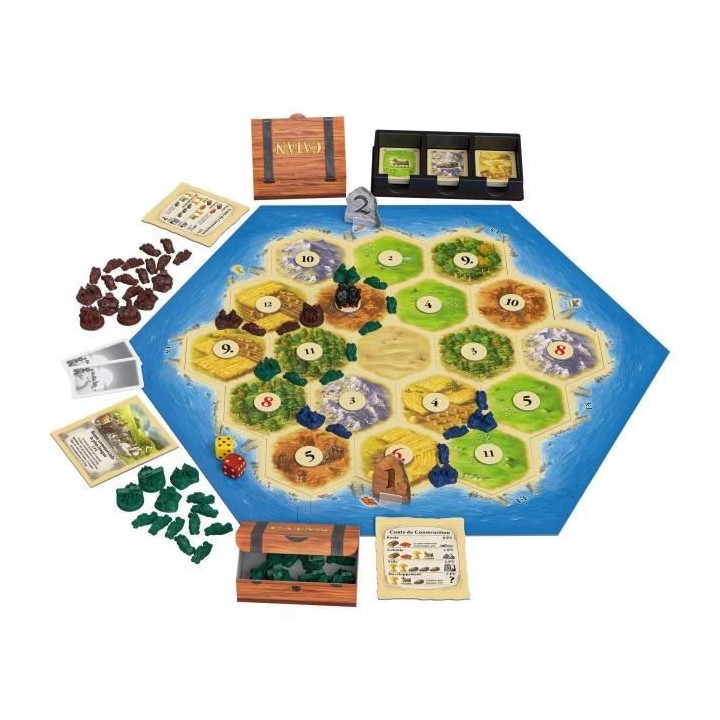 Catan Jeu de base 5/6 J. - Asmodee - Jeu de société