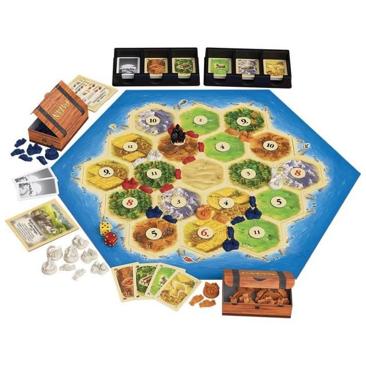 Catan Jeu de base - Asmodee - Jeu de société