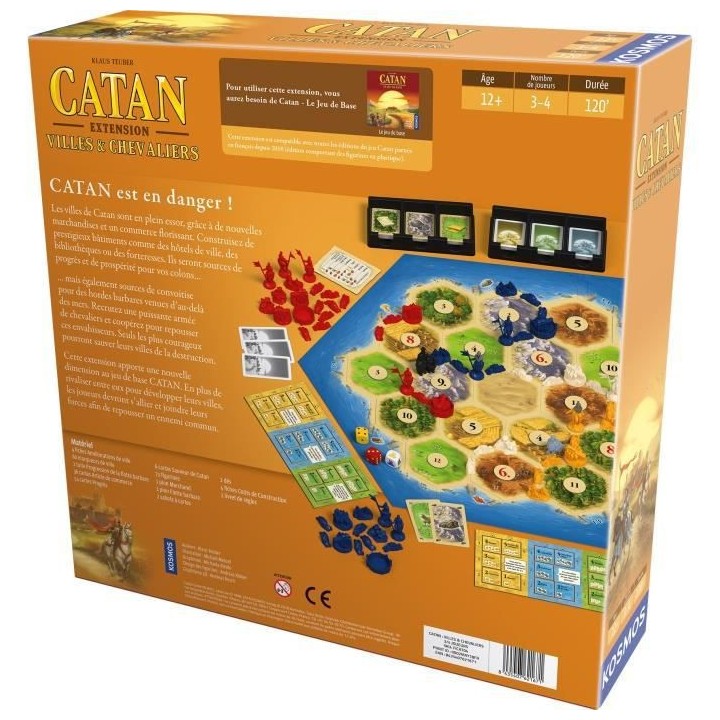 Catan Villes et Chevaliers - Asmodee - Jeu de société