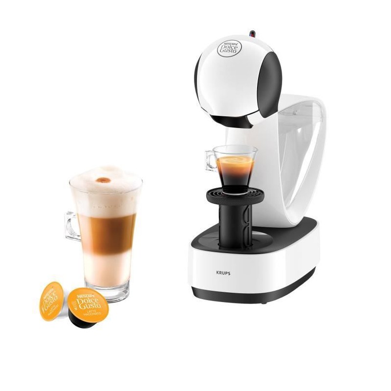 KRUPS NESCAFE DOLCE GUSTO YY3876FD Infinissima Machine a café capsule, 15 bars, Réservoir 1,2L, Porte tasse amovible, Multi bo