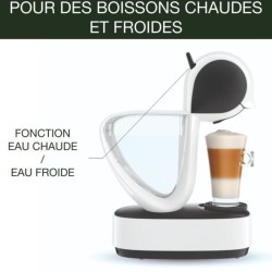 KRUPS NESCAFE DOLCE GUSTO YY3876FD Infinissima Machine a café capsule, 15 bars, Réservoir 1,2L, Porte tasse amovible, Multi bo