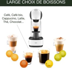 KRUPS NESCAFE DOLCE GUSTO YY3876FD Infinissima Machine a café capsule, 15 bars, Réservoir 1,2L, Porte tasse amovible, Multi bo