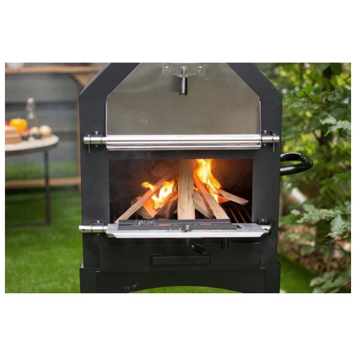 Four a pizza LORENZO - L.64,5 x P.47,5 x H.162 cm - Noir