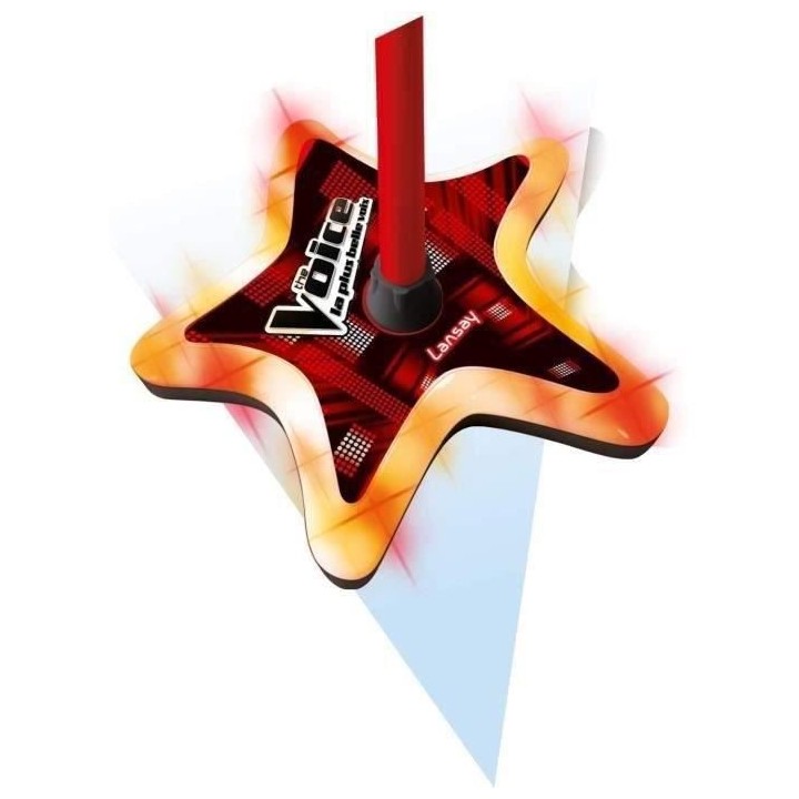 LANSAY - THE VOICE - Micro Sur Pied - Instrument de Musique Enfant - D