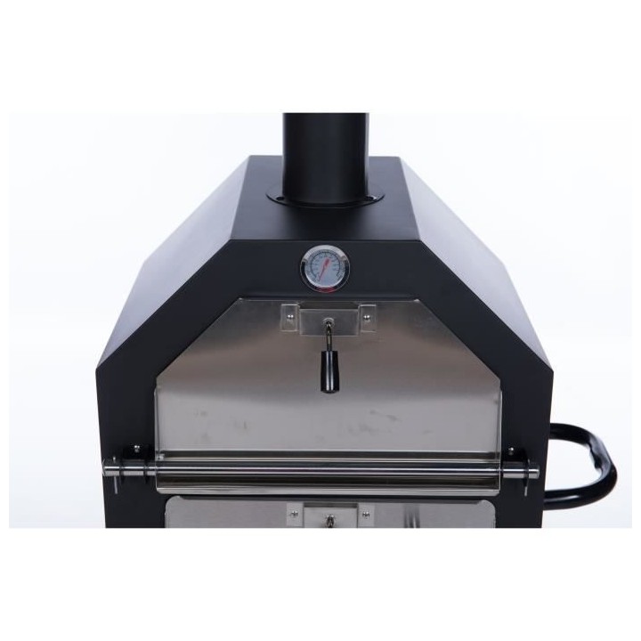 Four a pizza LORENZO - L.64,5 x P.47,5 x H.162 cm - Noir