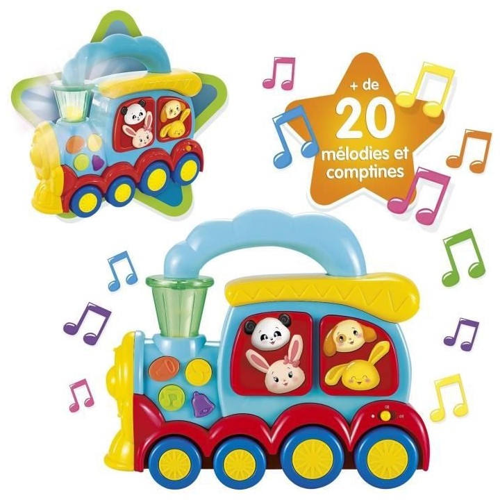 Titounis – Mon Train Musical - 1er Âge - Des 6 mois - Lansay