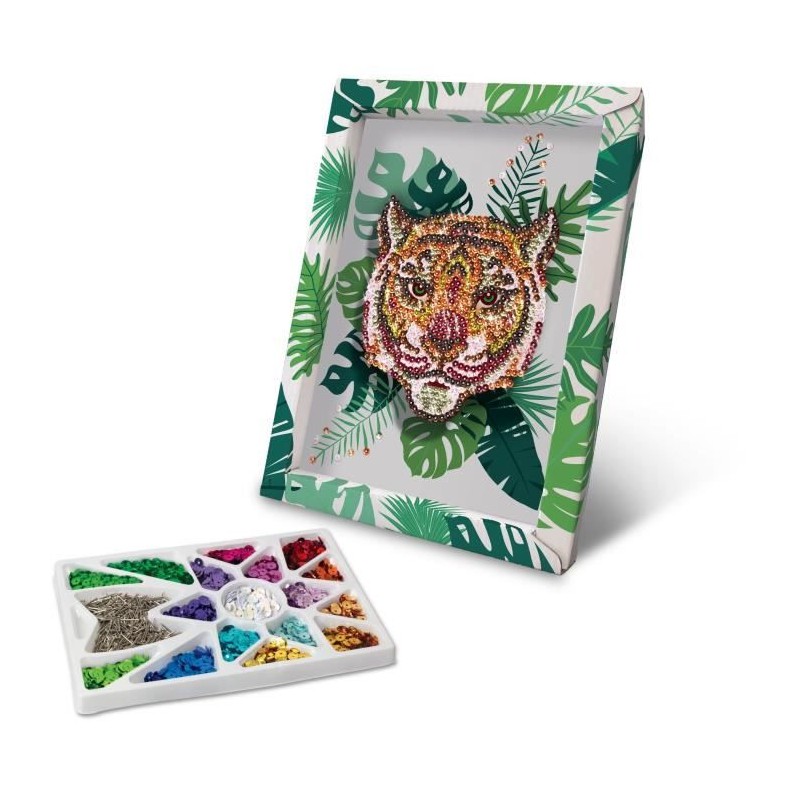 Collection Sequins - Tigre - Activités Manuelles - Des 8 ans - Lansay