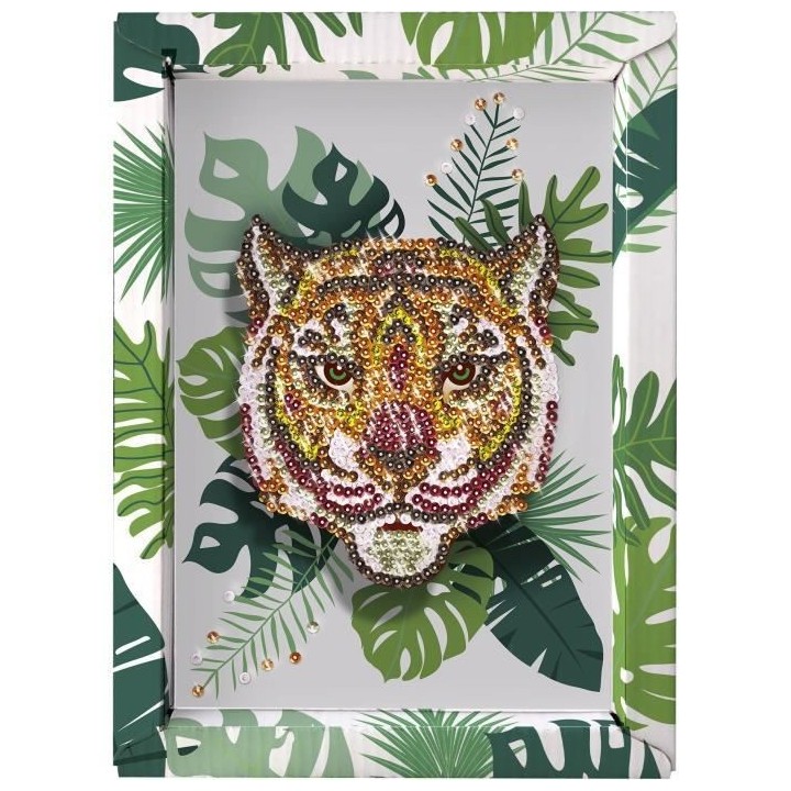 Collection Sequins - Tigre - Activités Manuelles - Des 8 ans - Lansay