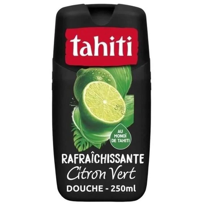 Lot de 3 gels douche Tahiti Monoî Citron vert - 250ml