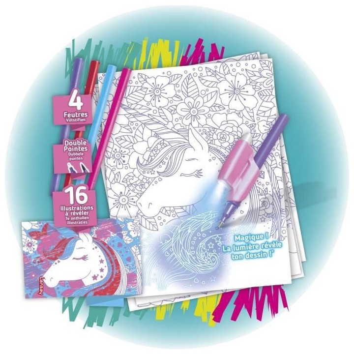 Magic Lign - Féerique - Dessins et Coloriages - Des 7 ans - Lansay