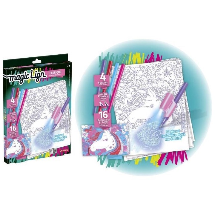 Magic Lign - Féerique - Dessins et Coloriages - Des 7 ans - Lansay
