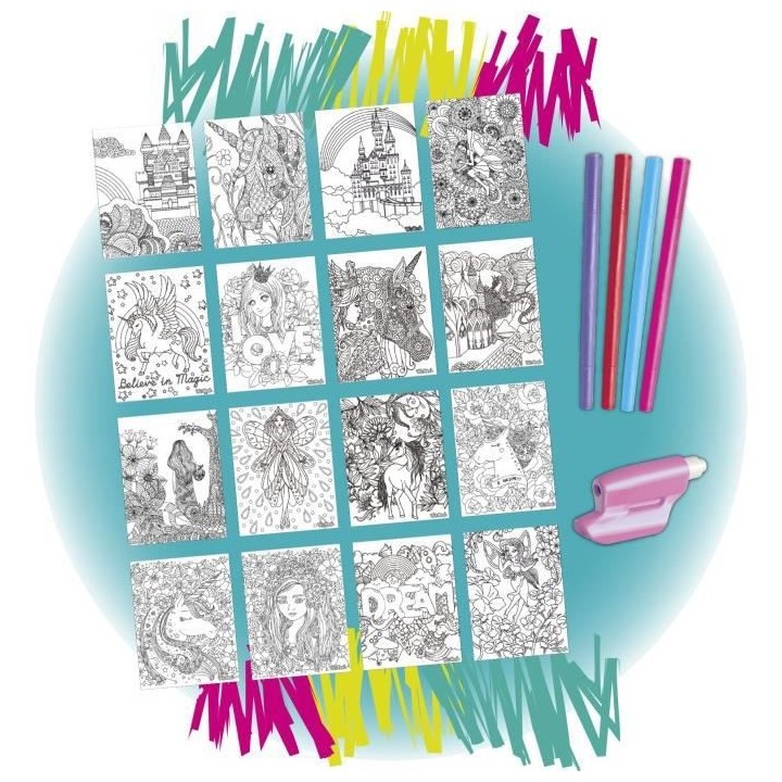 Magic Lign - Féerique - Dessins et Coloriages - Des 7 ans - Lansay