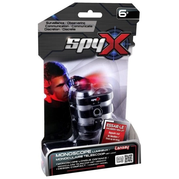 Spy X – Monoscope Lumineux - Jouet & Accessoires d'Espion - Panoplie